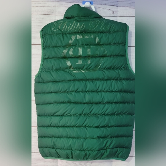 ⭐⭐HOST PICK⭐⭐ NWOT Authentic Philipp Plein Puffer vest size mens Small - Picture 3 of 10